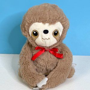 RARE Qingdao Future Toys Sloth Monkey Lovey 7"‎ Plush Stuffed Animal Toy